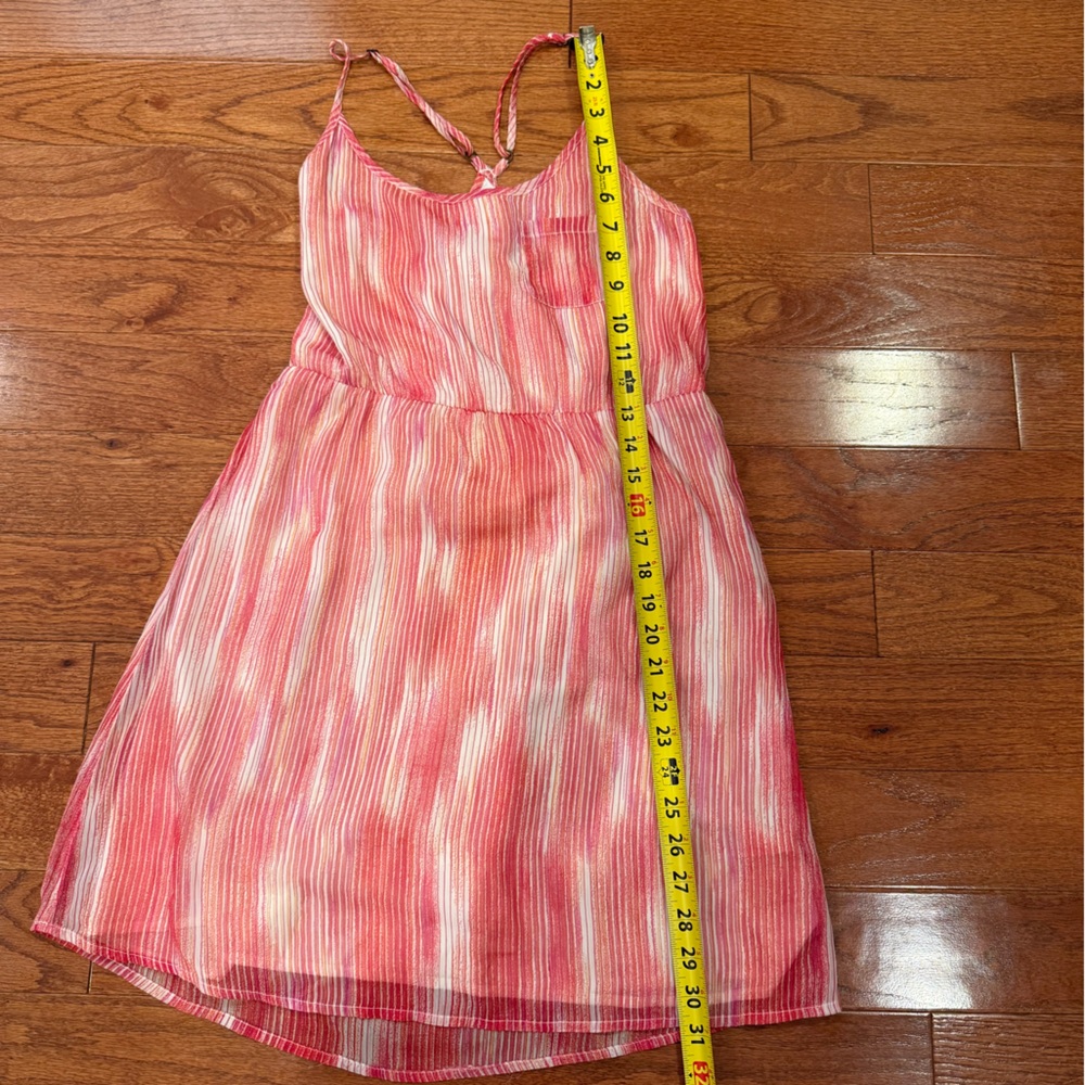 Roxy Pink and White Striped Women’s Dress size Small